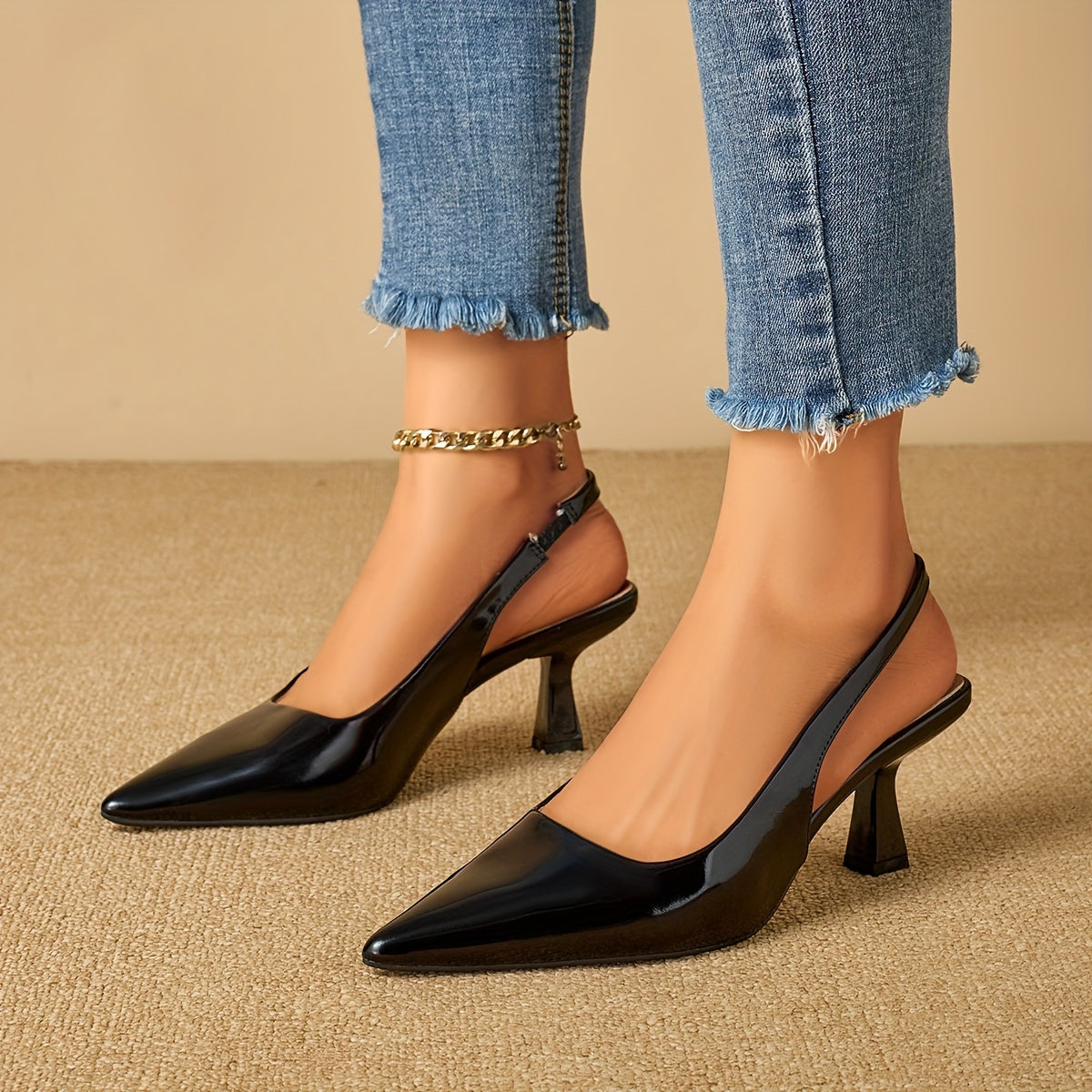 Valérie™ | Modern elegáns sarkú cipő