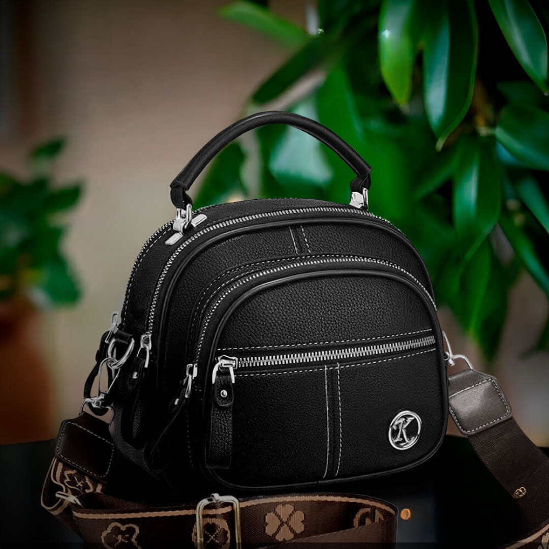 Fiona - Klasszikus Sikkes Crossbody Táska