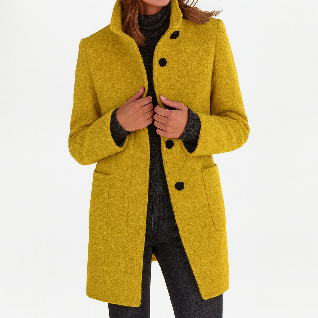Danuta™ | Women's Coat with High Collar