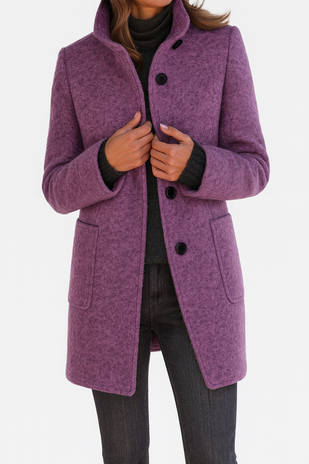 Danuta™ | Women's Coat with High Collar