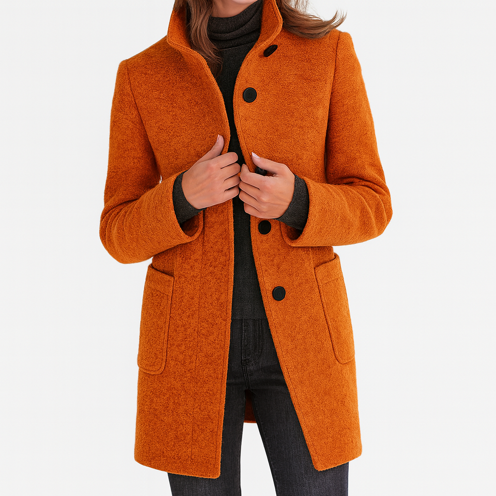 Danuta™ | Women's Coat with High Collar