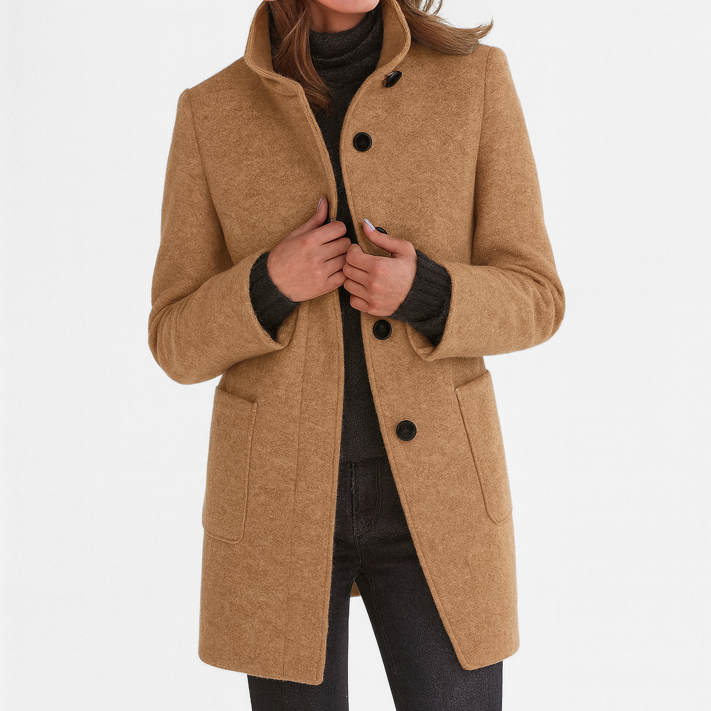 Danuta™ | Women's Coat with High Collar