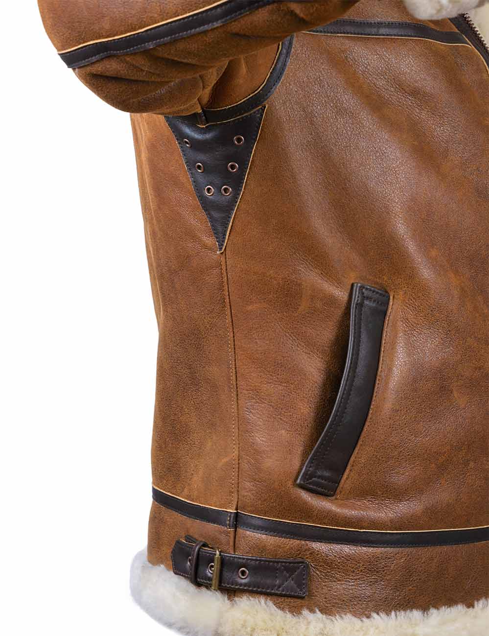 Aron - Kapucnis szőrös bomberdzseki