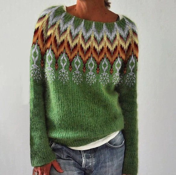 Indira | Cozy Retro Sweater
