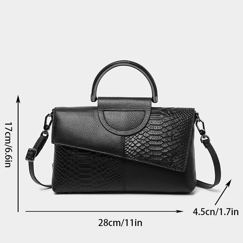 Cassandra - Krokodilmintás luxus kézitáska