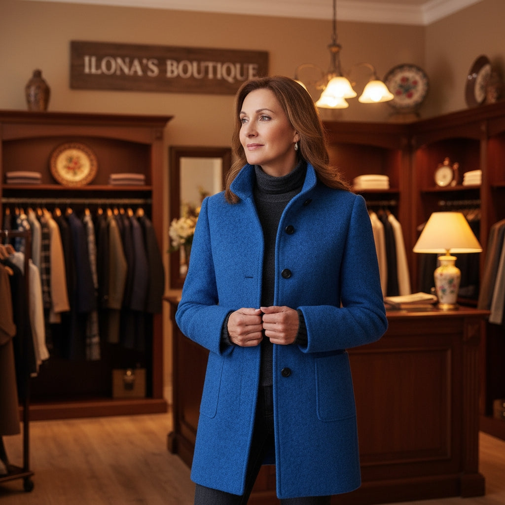 Danuta™ | Women's Coat with High Collar
