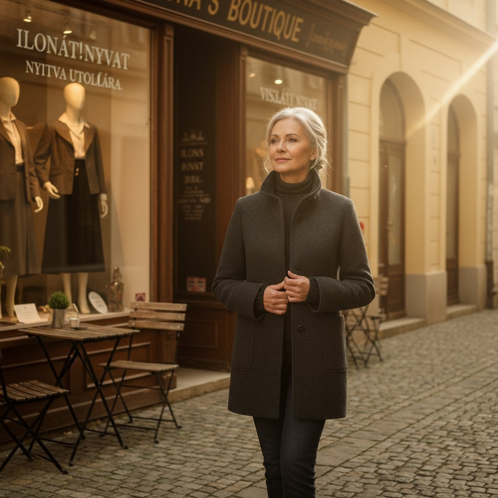 Danuta™ | Women's Coat with High Collar