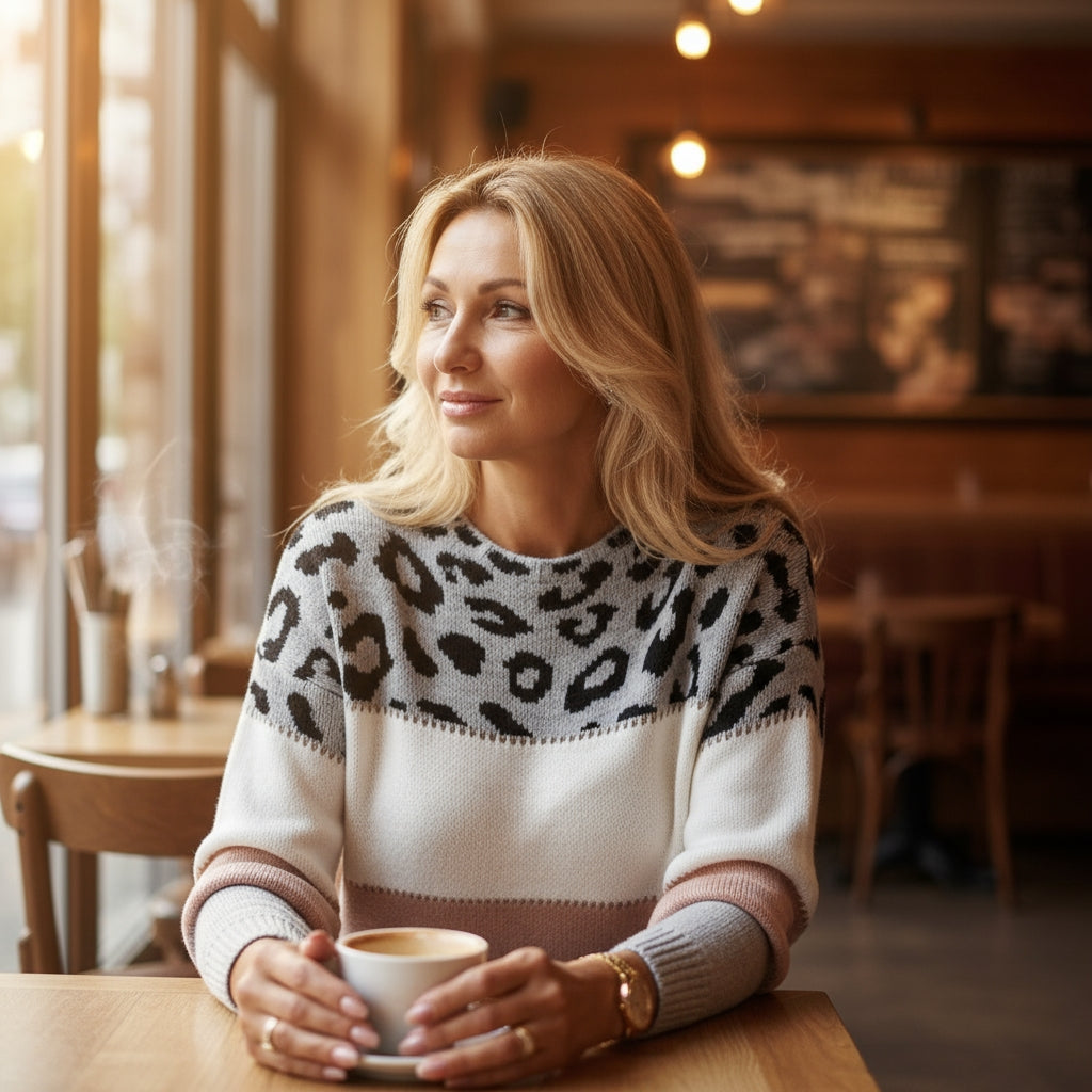 Leopárd húzású elegáns