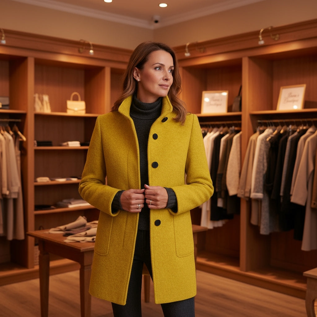 Danuta™ | Women's Coat with High Collar