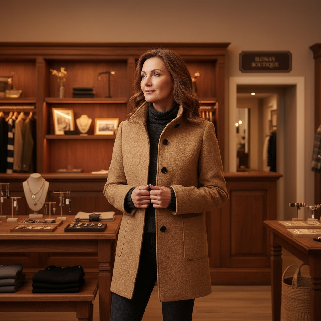 Danuta™ | Women's Coat with High Collar