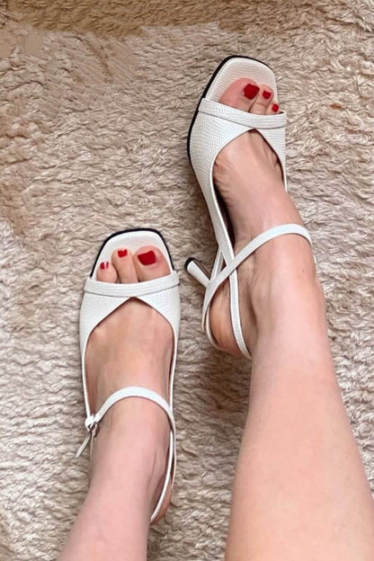 Chloé™ | Elegáns, hátpántos, magassarkú cipők 