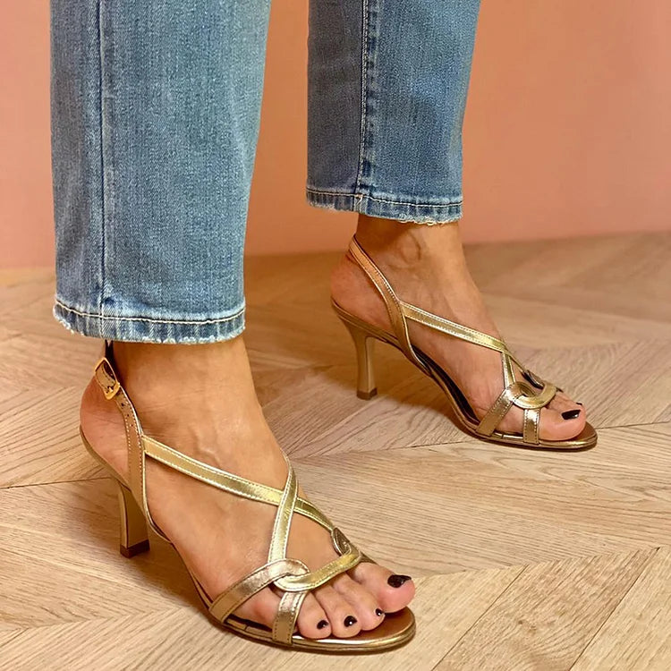 Clémence™ | Elegáns, estélyi cipők sarkú cipők 