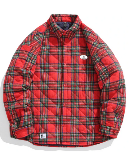 Vintage pamut bélelt kabát