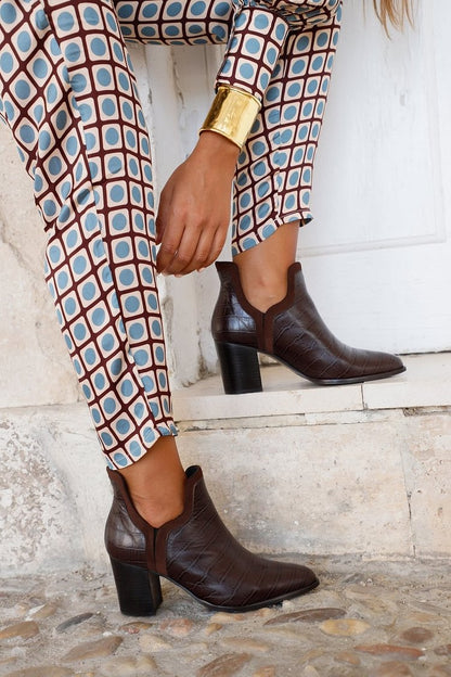 Clementine™ | Sikkes krokodilcsizma 