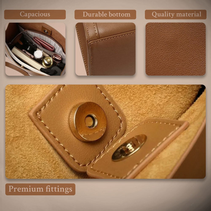 Talia - Luxus puha bőr kézitáska