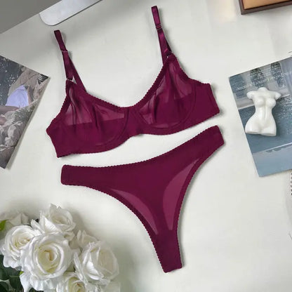 Brooke | Kétrészes, varrásmentes push-up melltartó szett