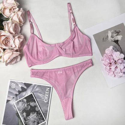 Brooke | Kétrészes, varrásmentes push-up melltartó szett