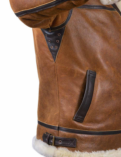 Aron - Kapucnis szőrös bomberdzseki