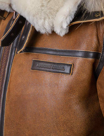 Aron - Kapucnis szőrös bomberdzseki