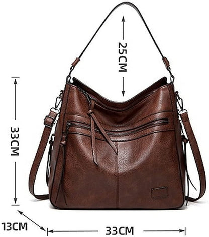 Lilla - Pazar bőrtáska időtlen dizájnnal