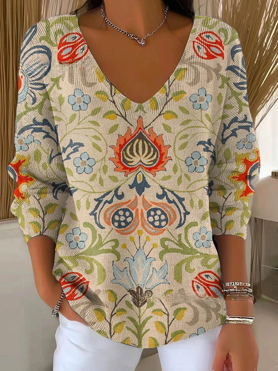 MARGAUX | V-nyakú pulóver