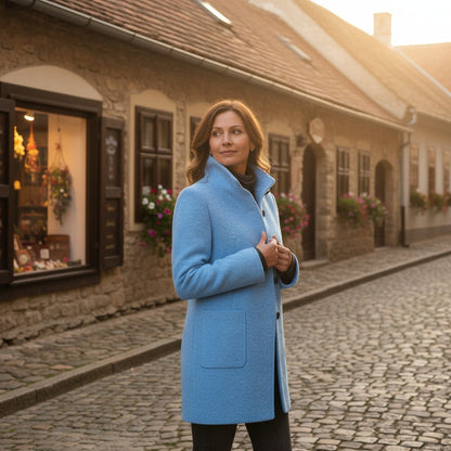 Danuta™ | Magasgallérú női kabát